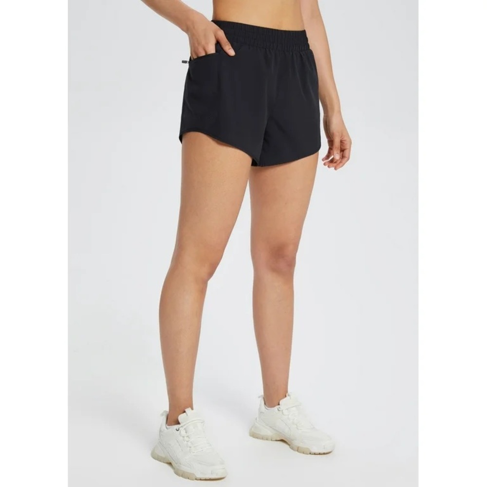 BALEAF Women's Running Shorts 4" Quick Dry High Waisted